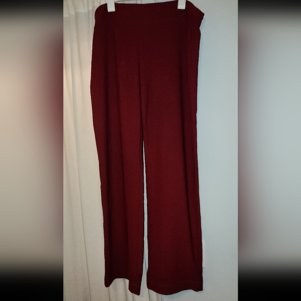 Boston Proper size XL maroon high rise dress pants